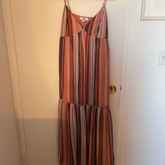 Jack/BB Dakota striped maxi dress size medium - Picture 2 of 5